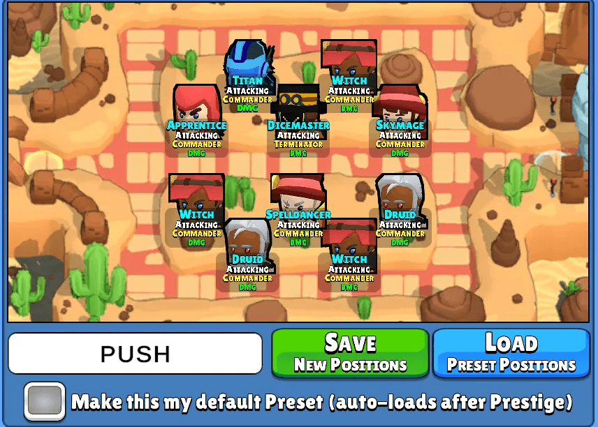 Rank 1500 Pushing layout